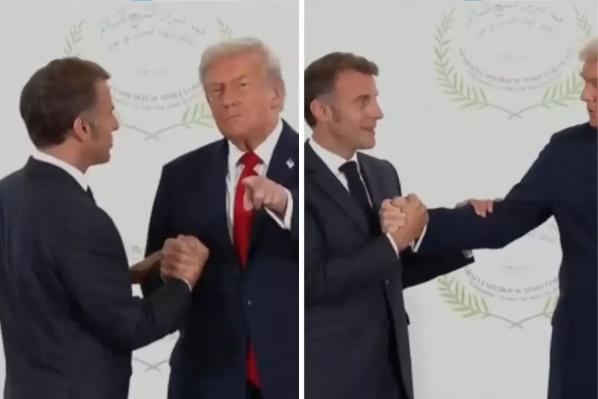 zirveye damga vuracak goruntuler trump ile macron bilek guresine tutustu HHUhld6j.jpg