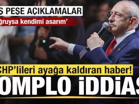Siyaset gundemine oturdu chplileri ayaklandiran iddia pes pese sert aciklamalar hwtgx2V7